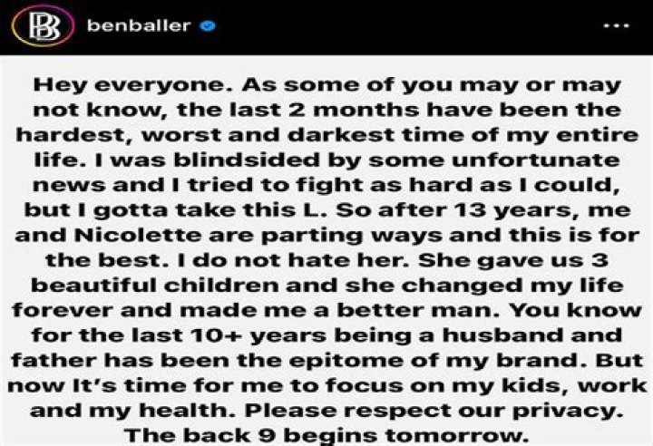 Ben Baller Divorce: What We Know So Far