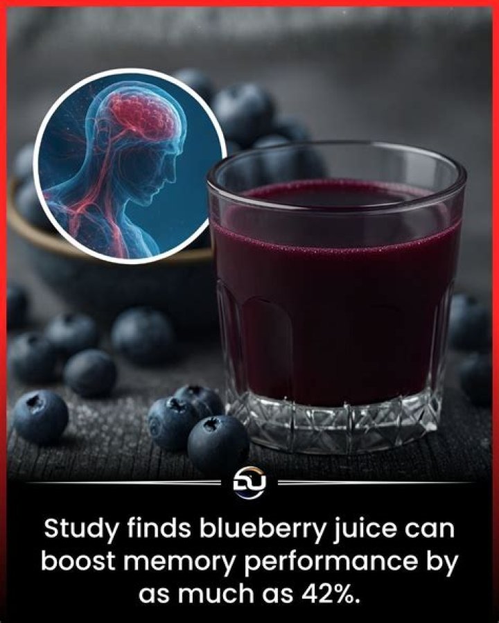 Can blueberry juice boost your memory?