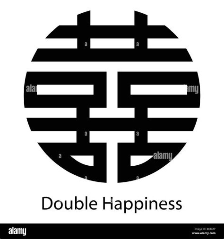 Double Happiness (双喜 in Simplified Chinese; 雙喜 in Traditional Chinese)