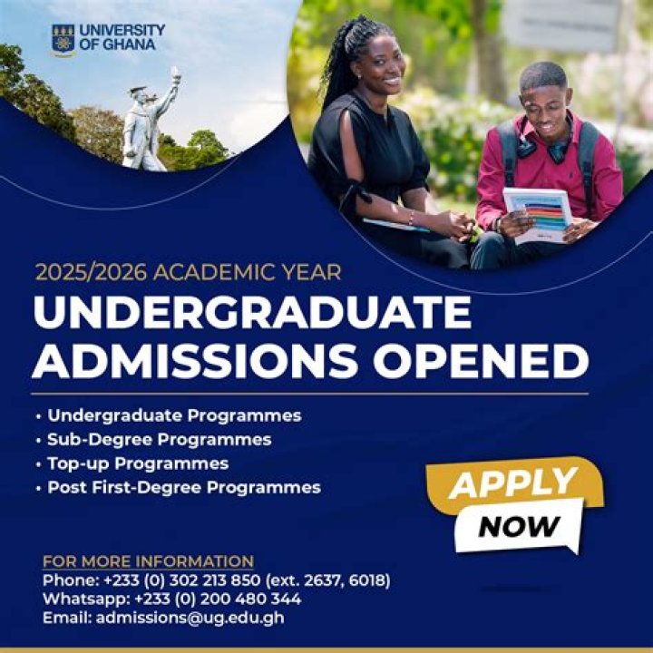 
KNUST Opens Undergraduate Admission For 2022/2023; Check How To Apply
