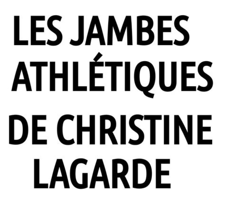 Les jambes athlétiques de Christine Lagarde